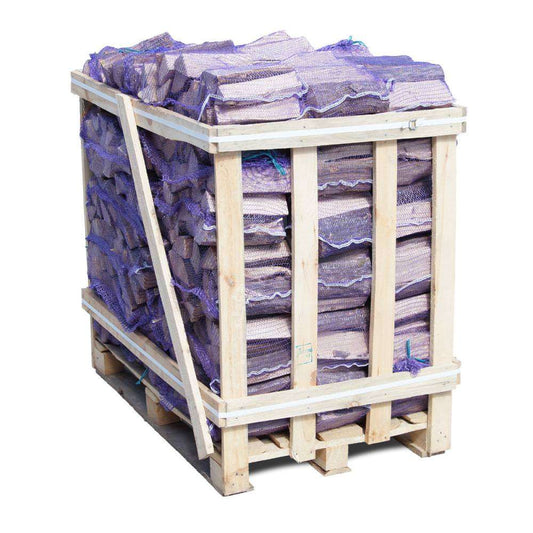 Brennholz Buche Palette 490 kg 70 Säcke 33 cm