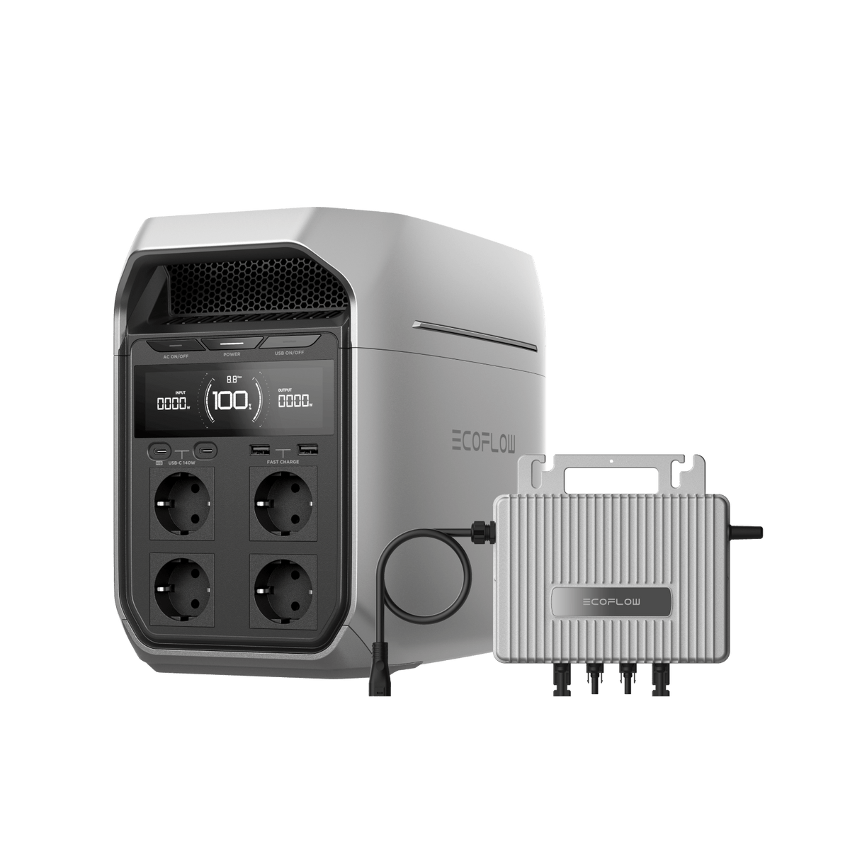 EcoFlow DELTA 3 Plus Powerstation 1800W X-Boost 3600W – erweiterbar bis 5kWh